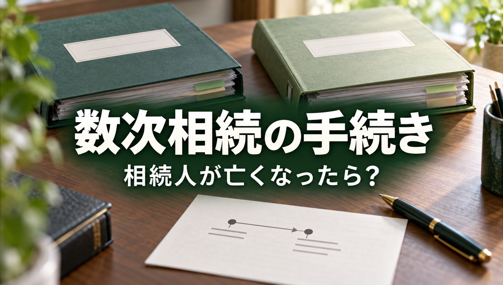 数次相続の手続きはどう進める？遺産分割前に相続人が亡くなった場合の必要書類と協議の整理