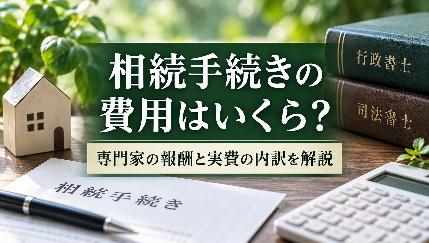 相続手続きの費用はいくら？行政書士・司法書士の報酬と実費の内訳を徹底解説