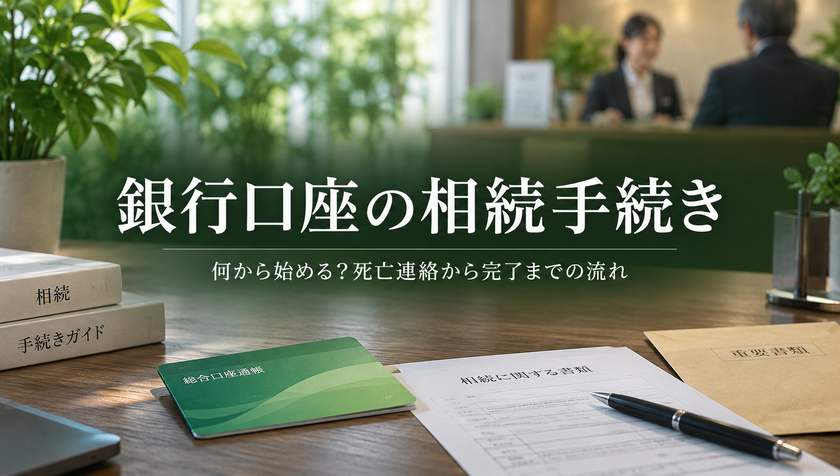銀行口座の相続手続きは何から始める？死亡連絡から完了までの流れ